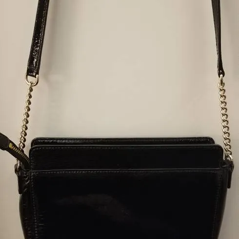 kate spade - shiny black purse photo 3