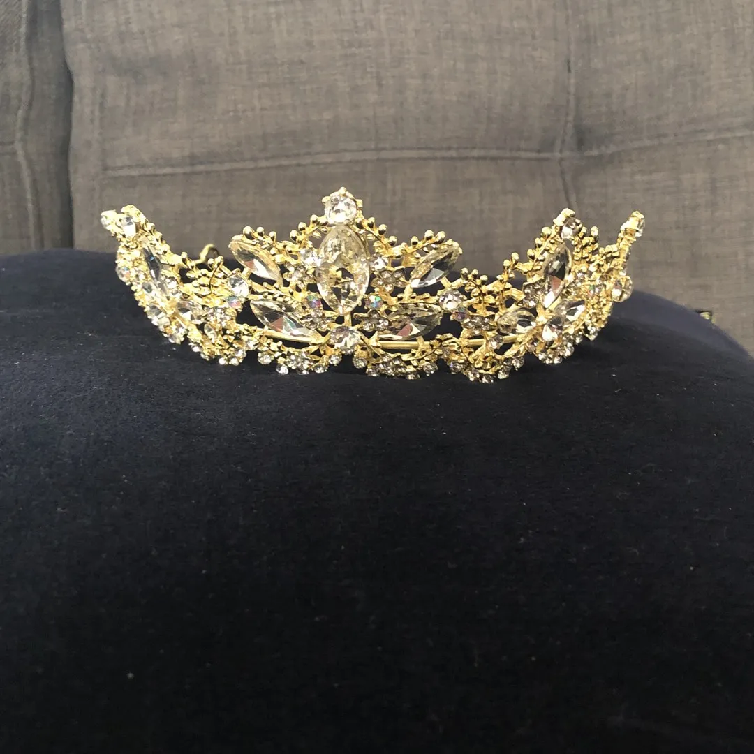 Gold Bridal Crown photo 1