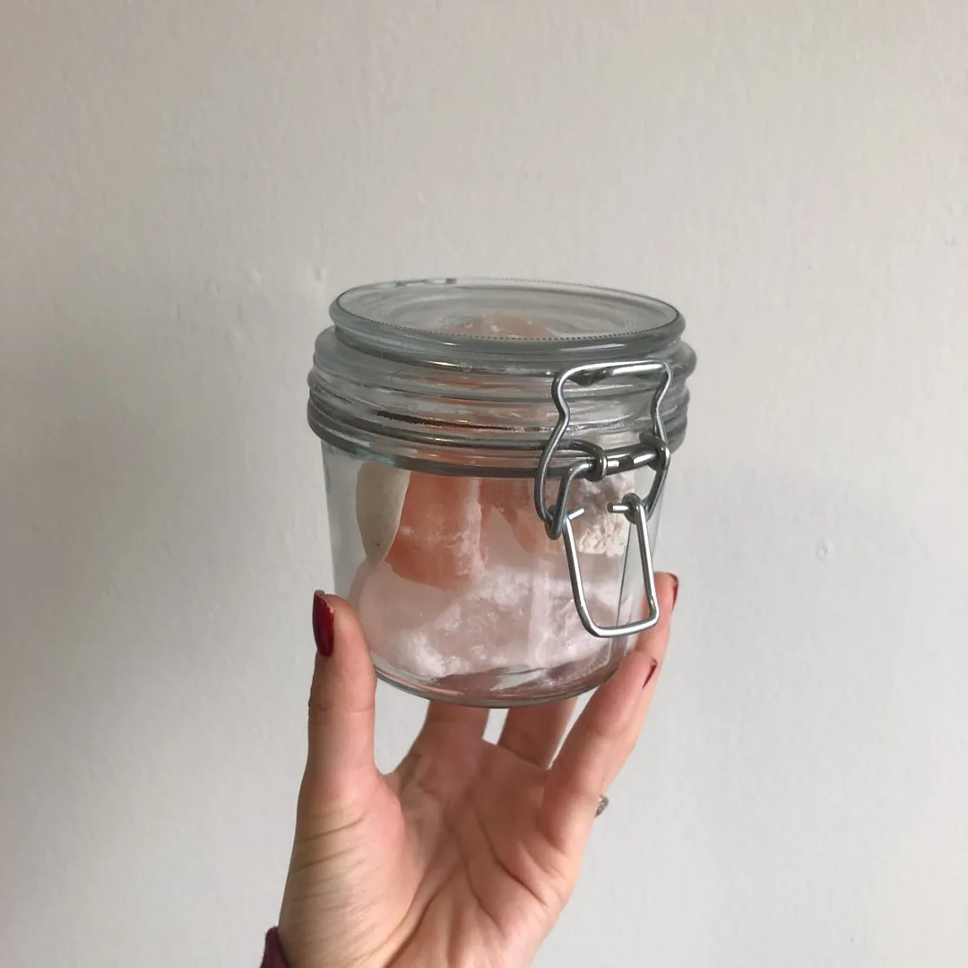 Jar Of Himalayan Salt Rocks photo 1
