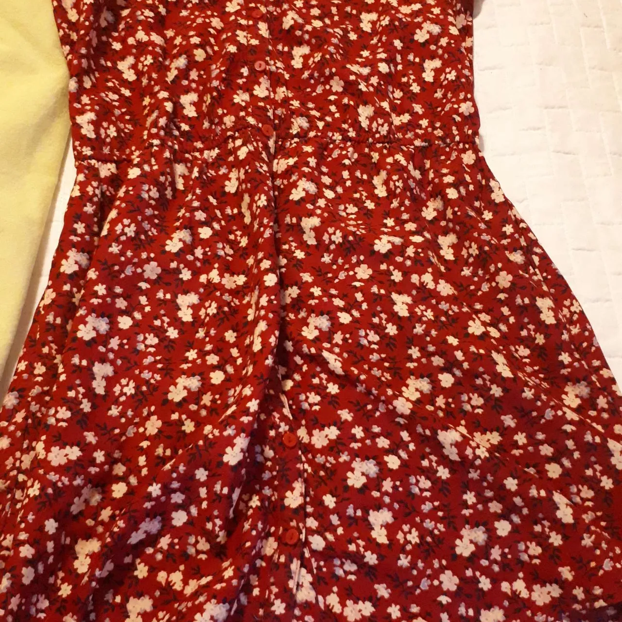 Red Shirt Dress from Urban Outfitters Kimchi Blue Brand! photo 1