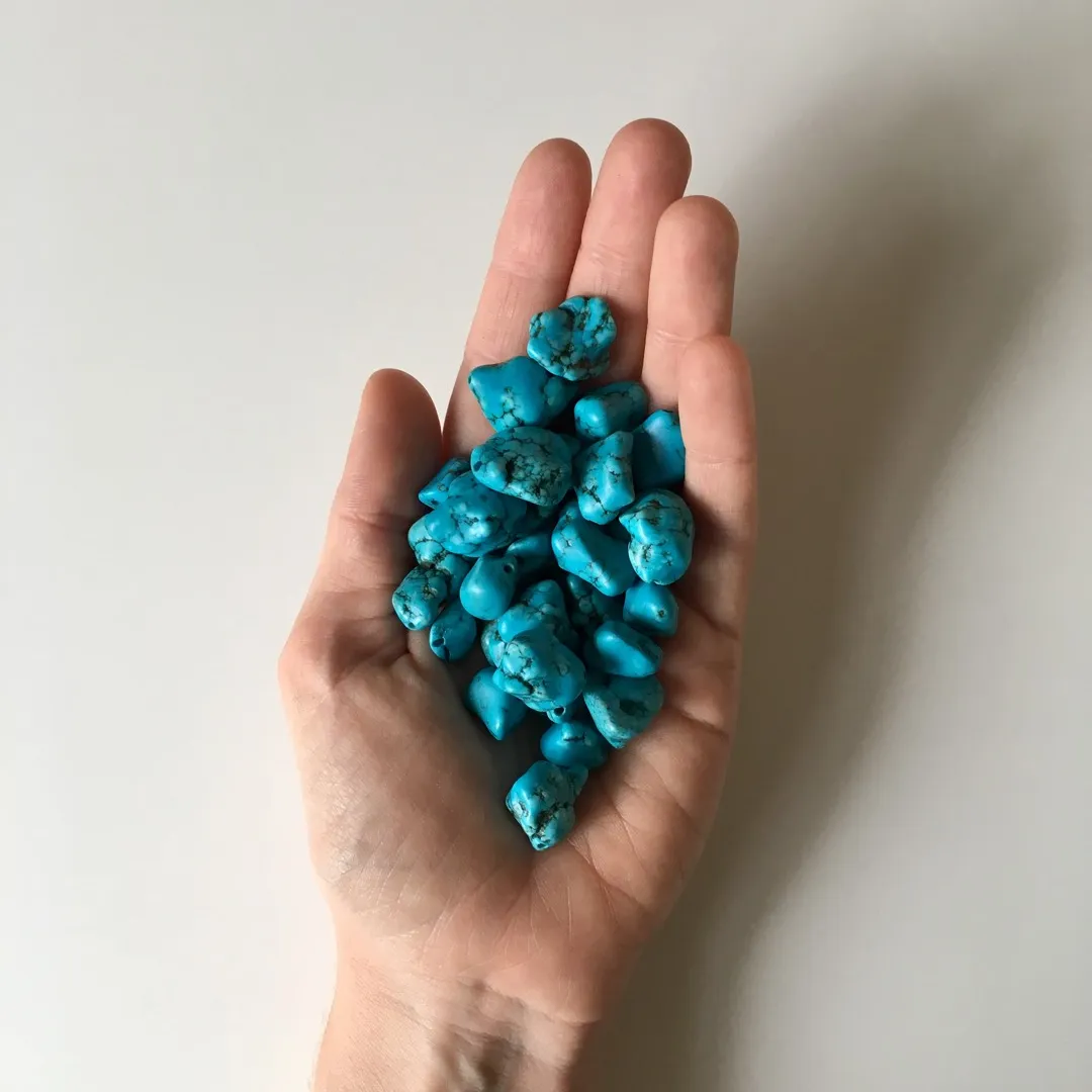 Turquoise beads photo 1