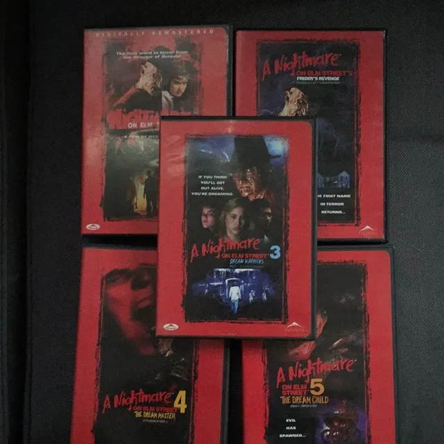 Nightmare On Elm Street 1,2,3,4,5 On DVD photo 1