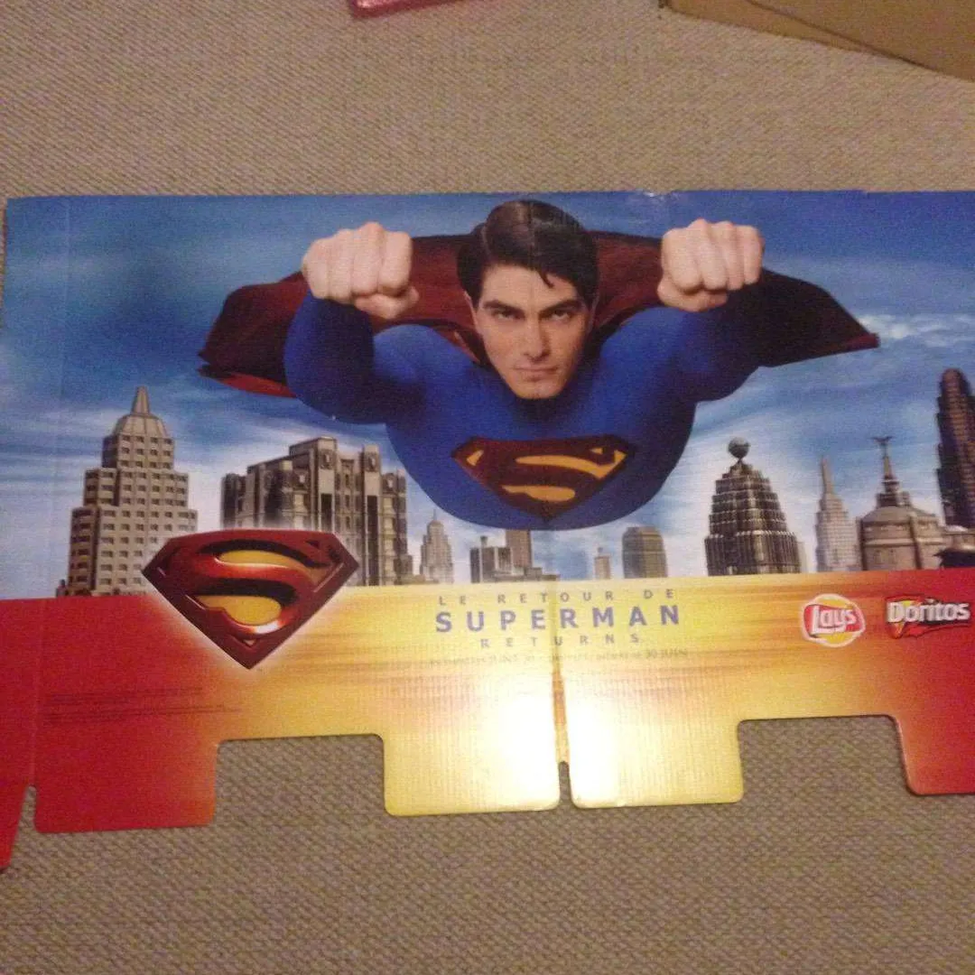 Superman movie cardboard store display, 2006 photo 1