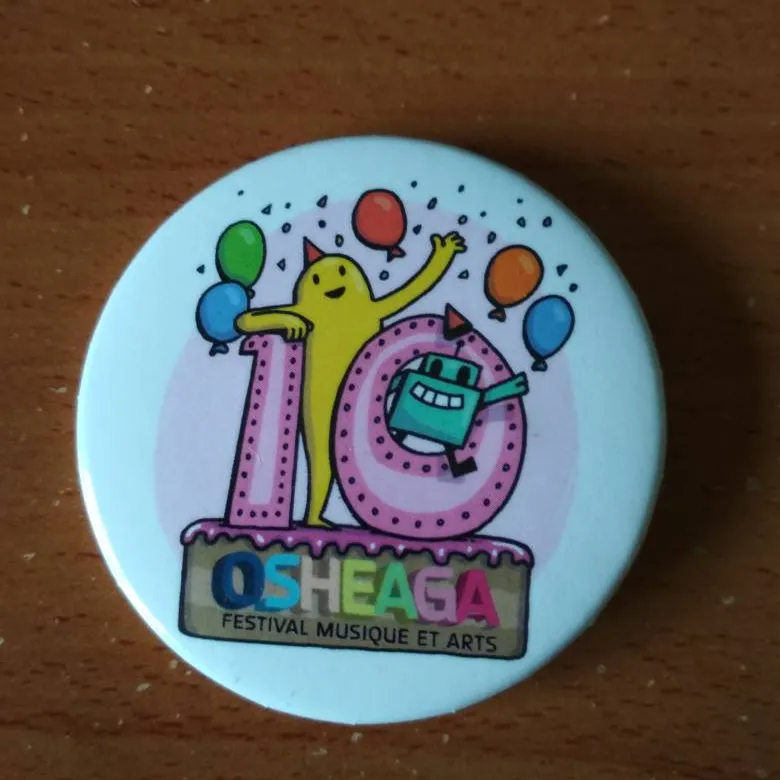 Osheaga 10 Year Anniversary Pin photo 1
