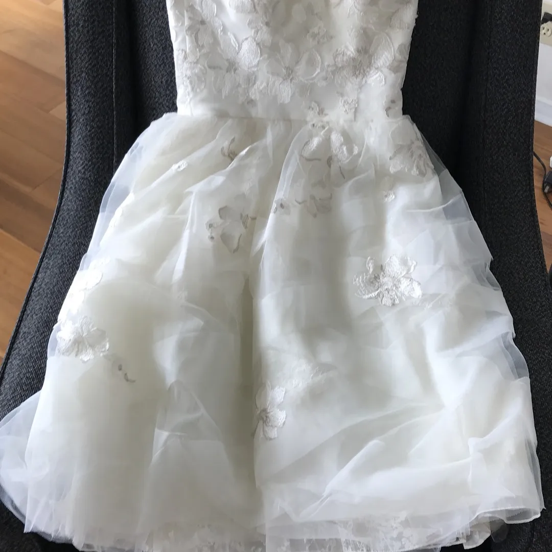 David’s Bridal Short Cute Wedding Dress photo 1