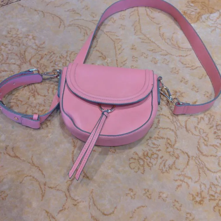 Cute Faux Leather Pink Purse photo 1