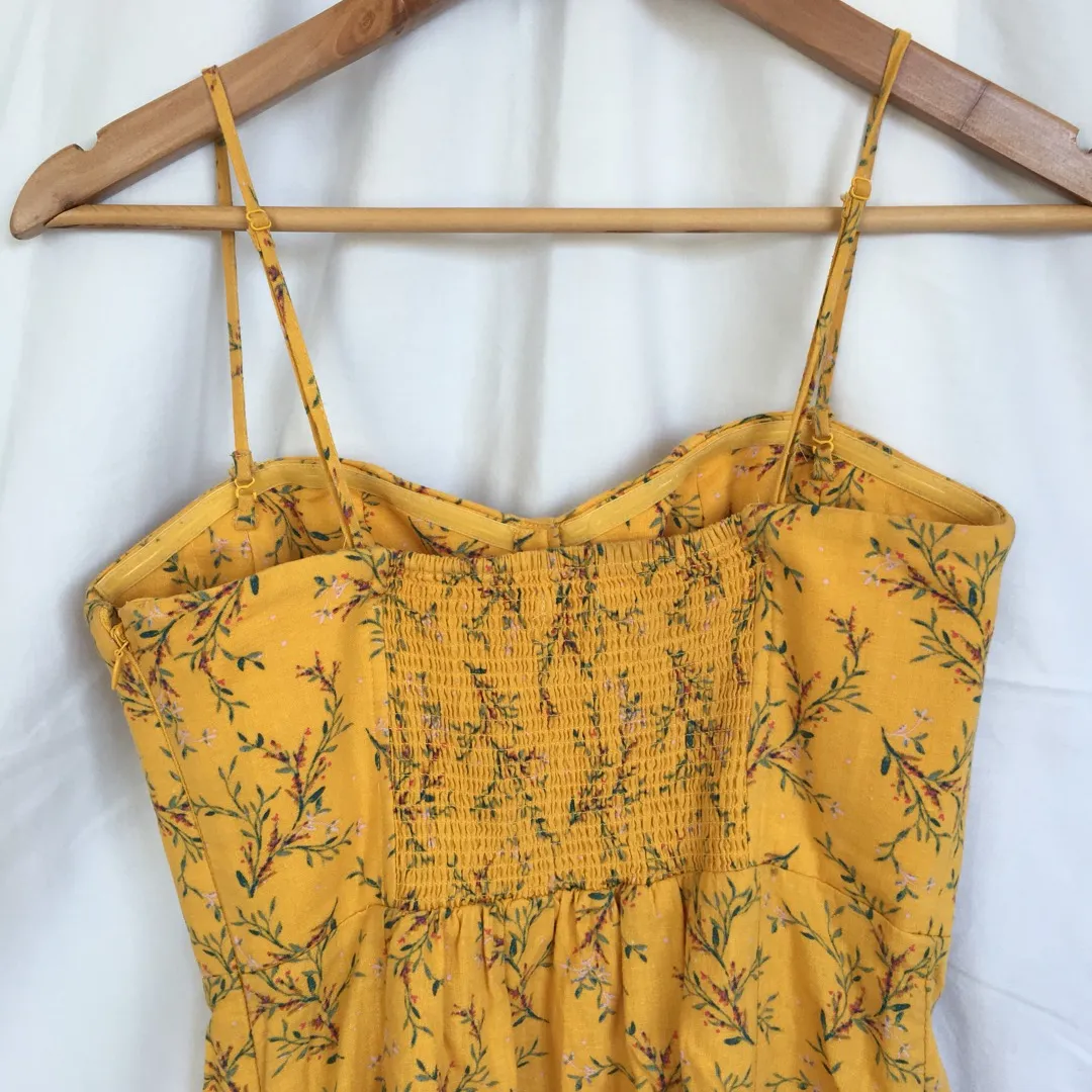 yellow urban outfitters dress photo 4
