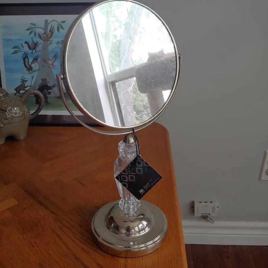 Double Sided Makeup Mirror (Tags Still On) photo 1