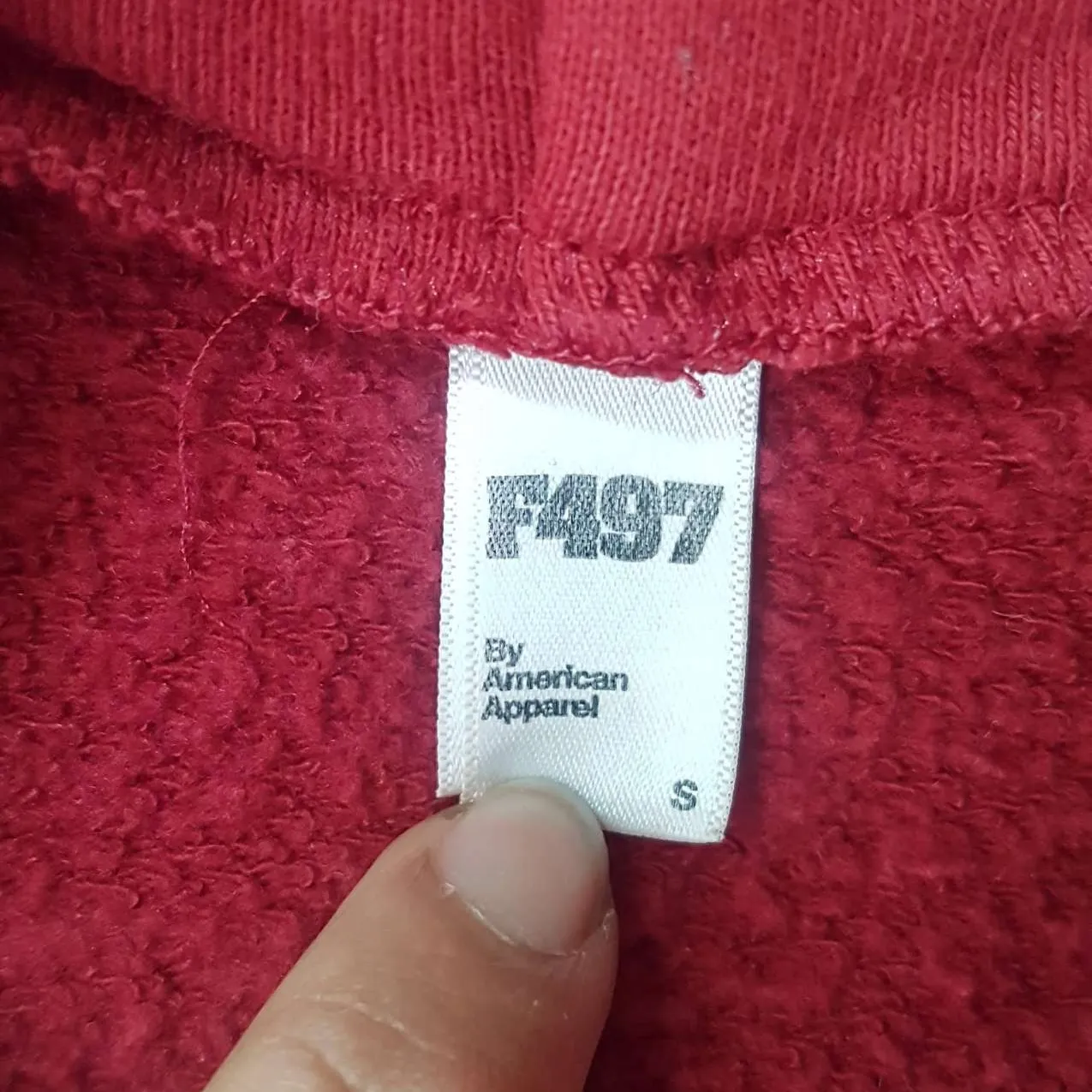 American Apparel Hoodie Red (Size S) photo 3