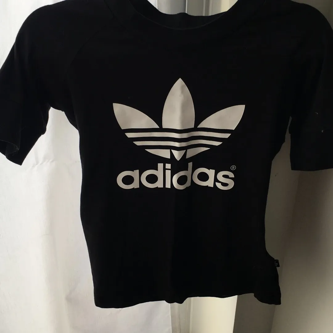 Black Adidas Shirt Sz S photo 1