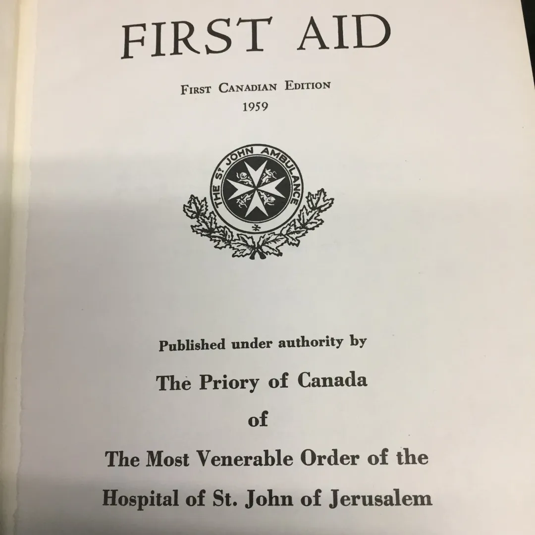 Vintage St. John Ambulance Book photo 3
