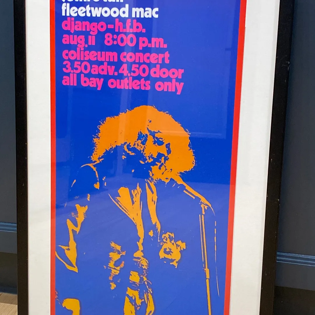 Framed Jethro Tull & Fleetwood Mac Poster photo 1