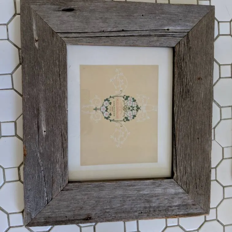Frame With Vintage French Soap Wrapper photo 1