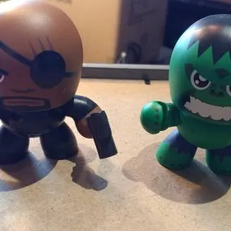 Hulk & Nick Fury Mini-mugg Figures photo 1