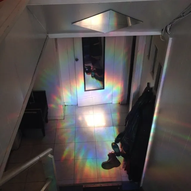 Rainbow Multicolor Holographic Window Film photo 1