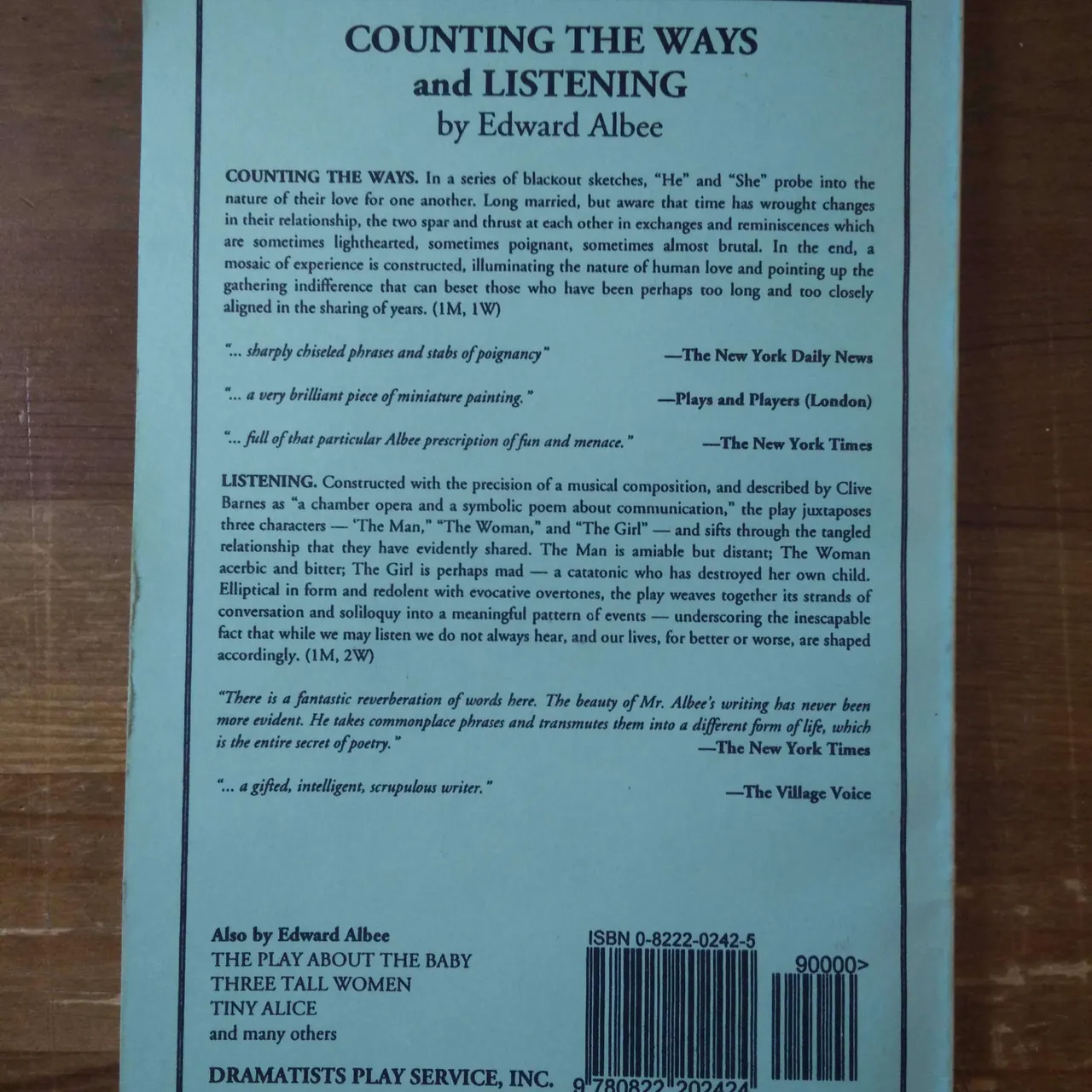 Counting the Ways and Listening by Edward Albee photo 3