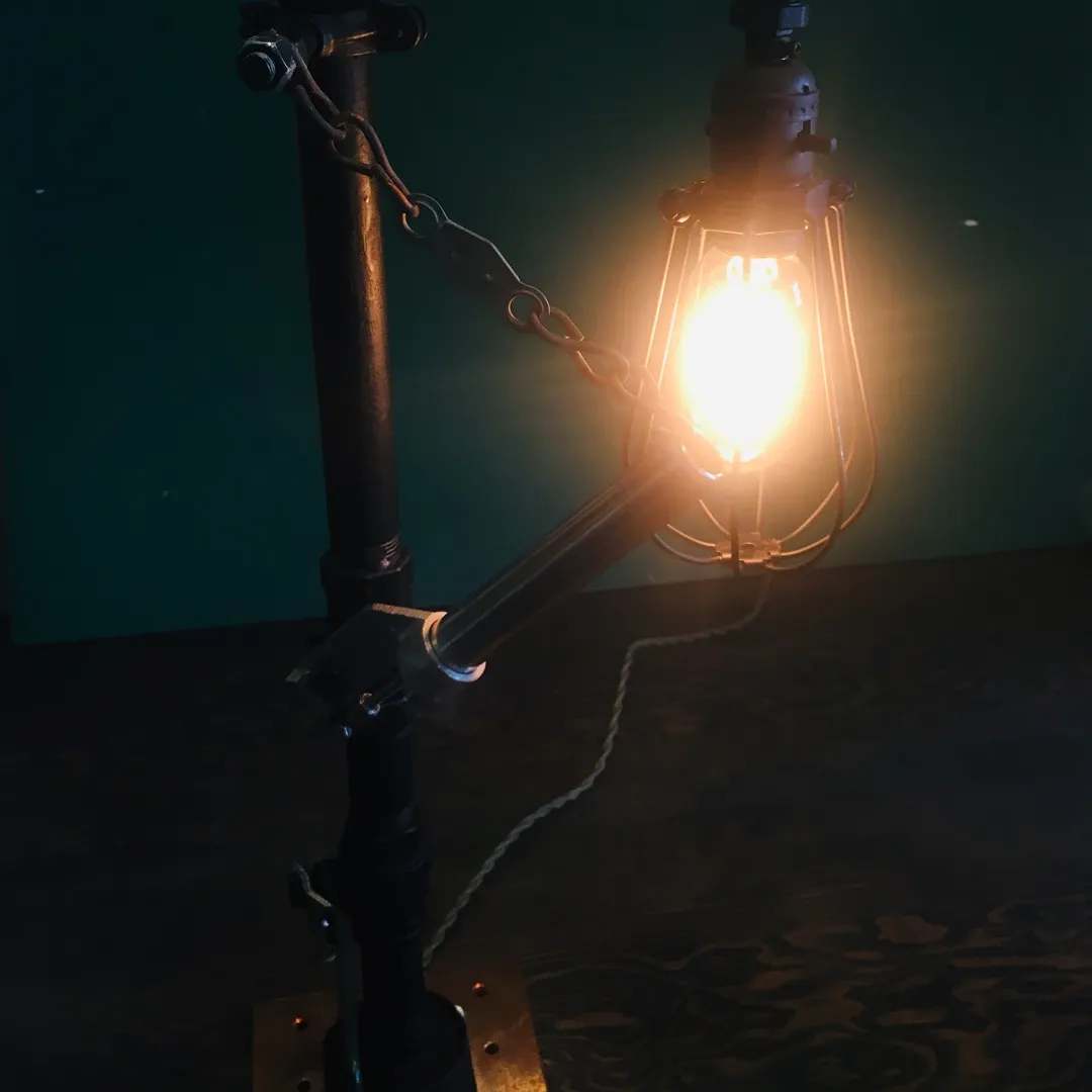 Custom Made Industrial Lamp photo 3