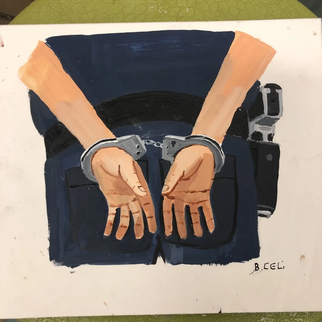 Arrest Killer Cops Painting photo 1