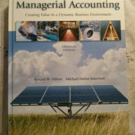 Managerial Accounting, CDN Edition photo 1