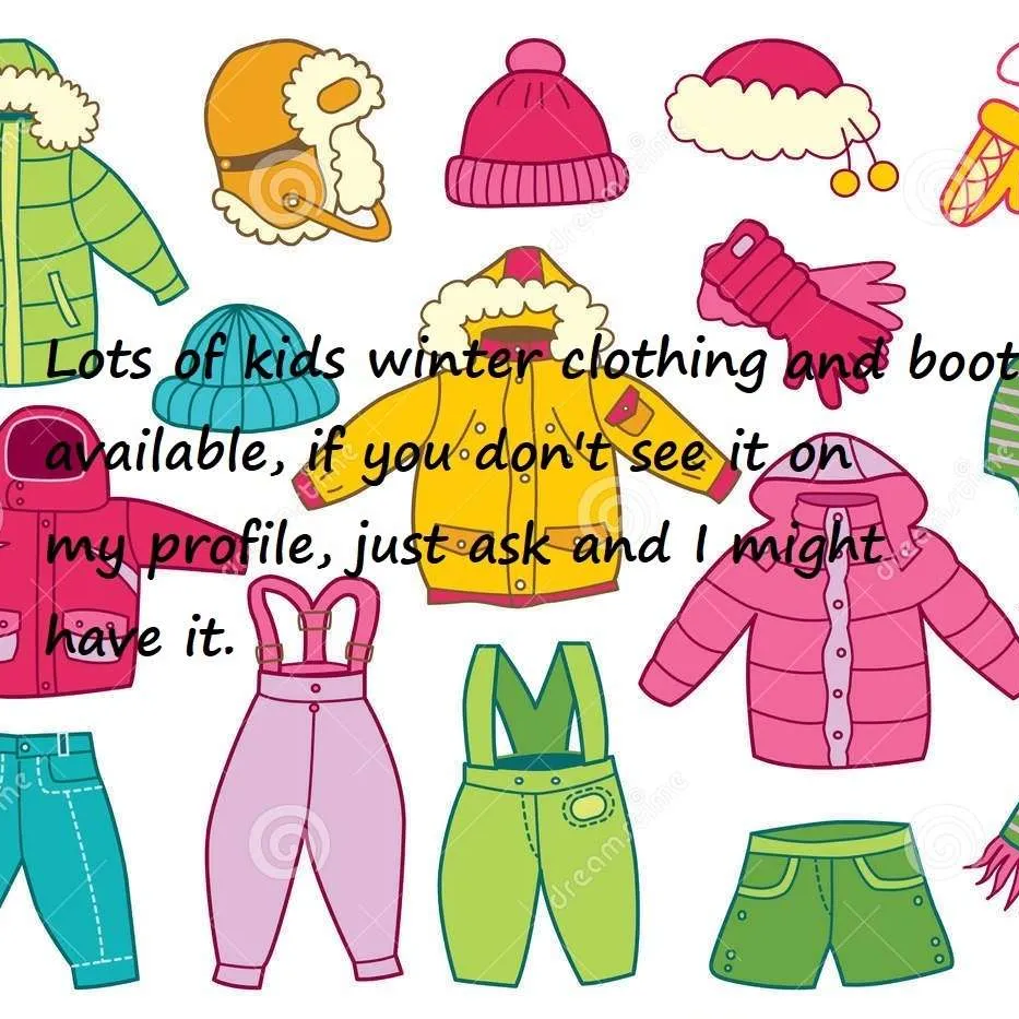Kids winder clothing and boots photo 1