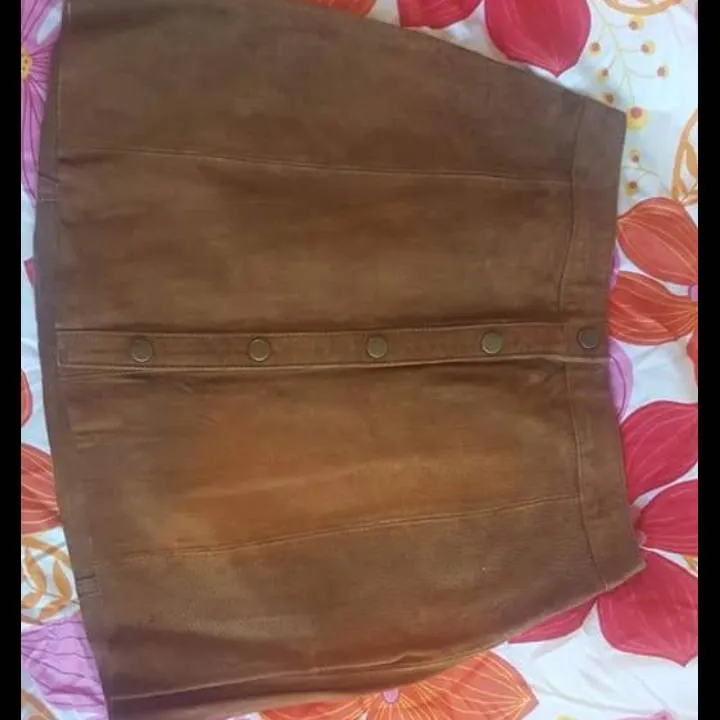 Genuine Leather Skirt photo 1