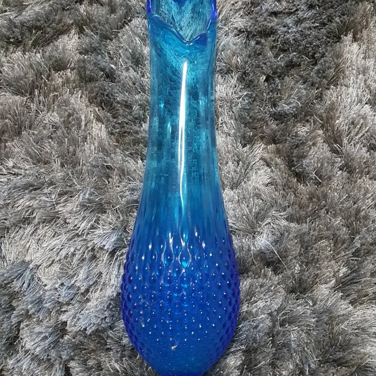 Beautiful Blue Flower Vase photo 1