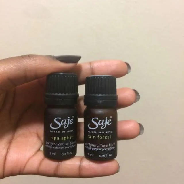 Saje Spa Spirit and Rain Forest diffuser Blends photo 3