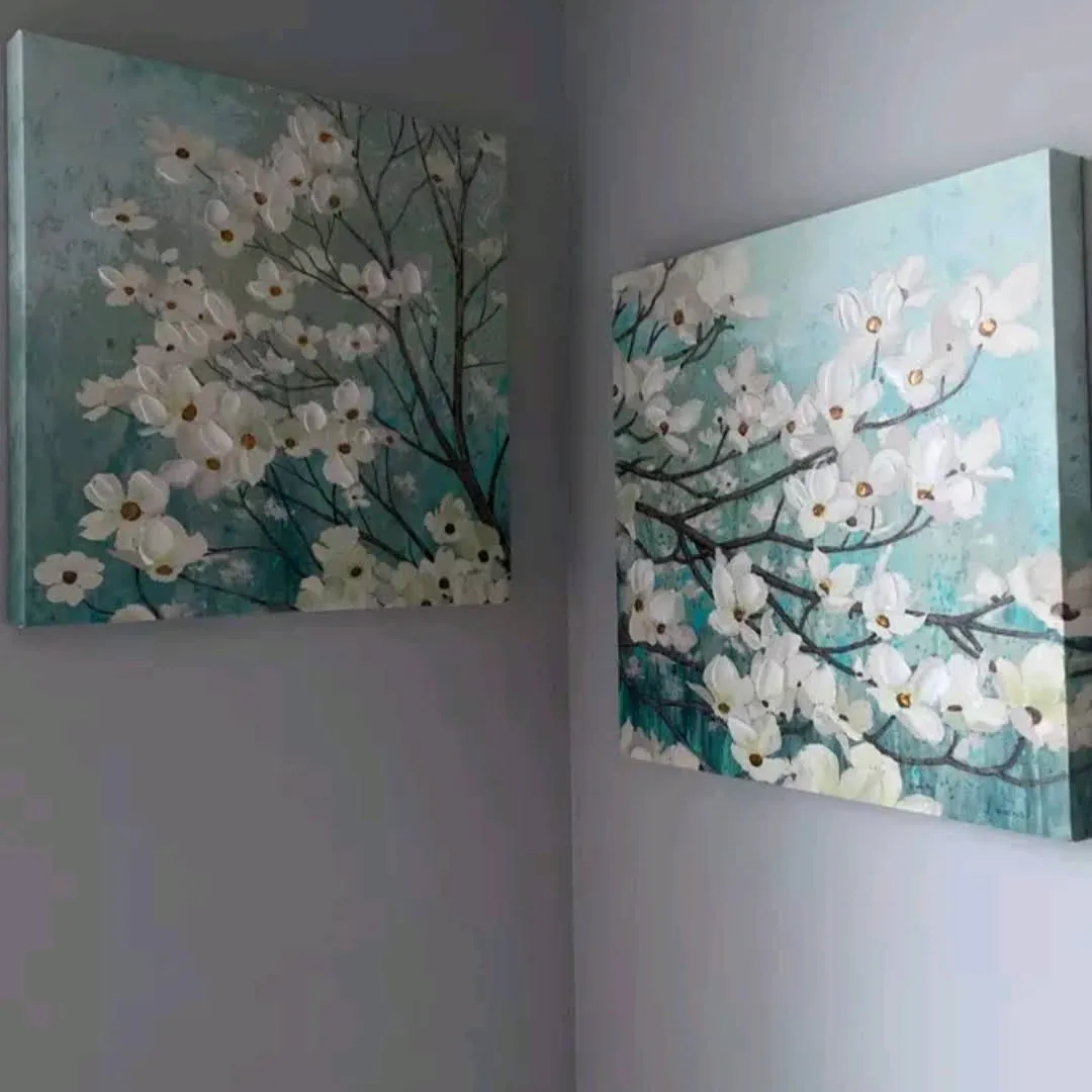 Flower Canvas Painting photo 2