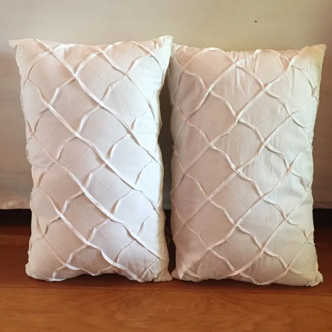 Pair Of Small Decorative Pillows photo 1