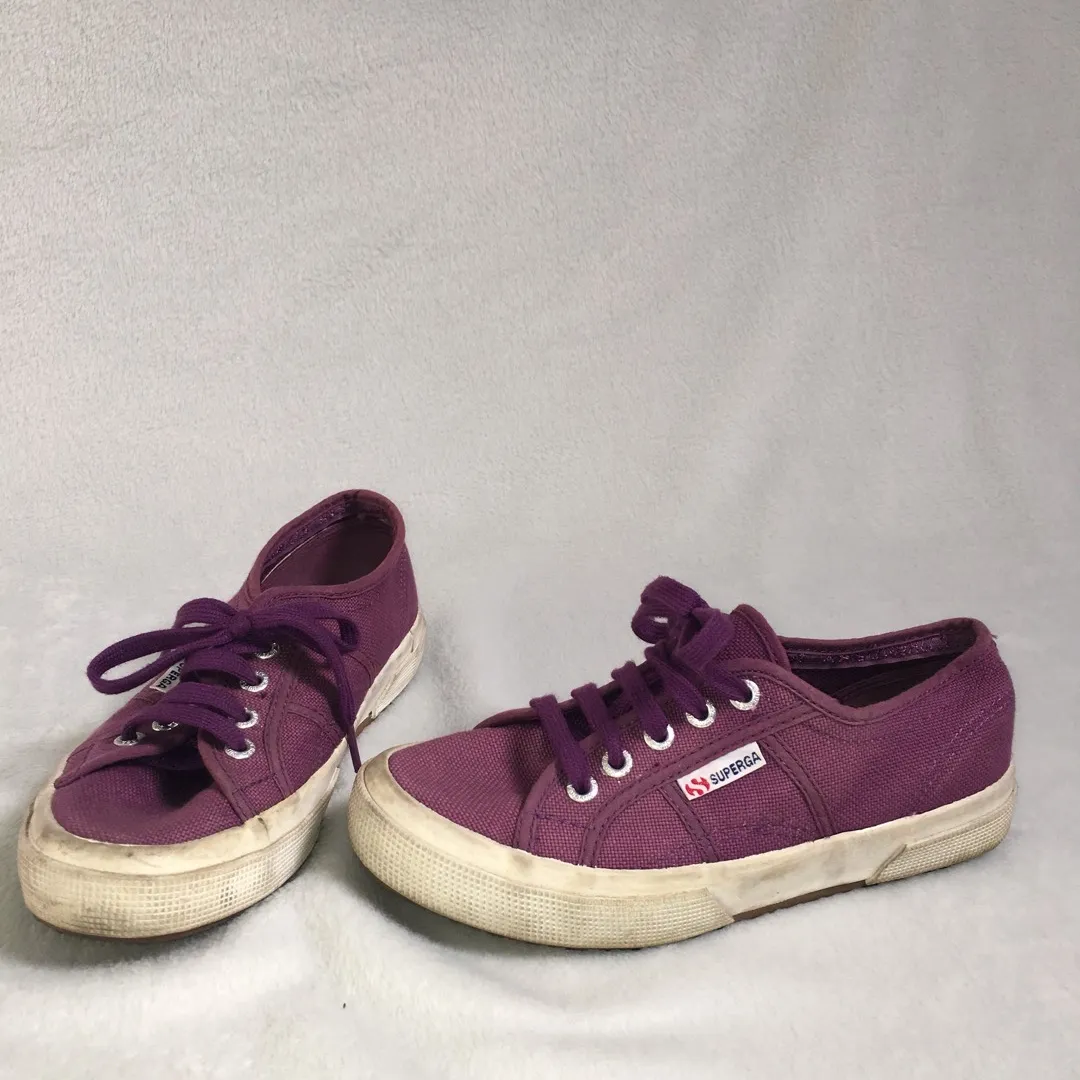 SUPERGA Purple Sneakers photo 1