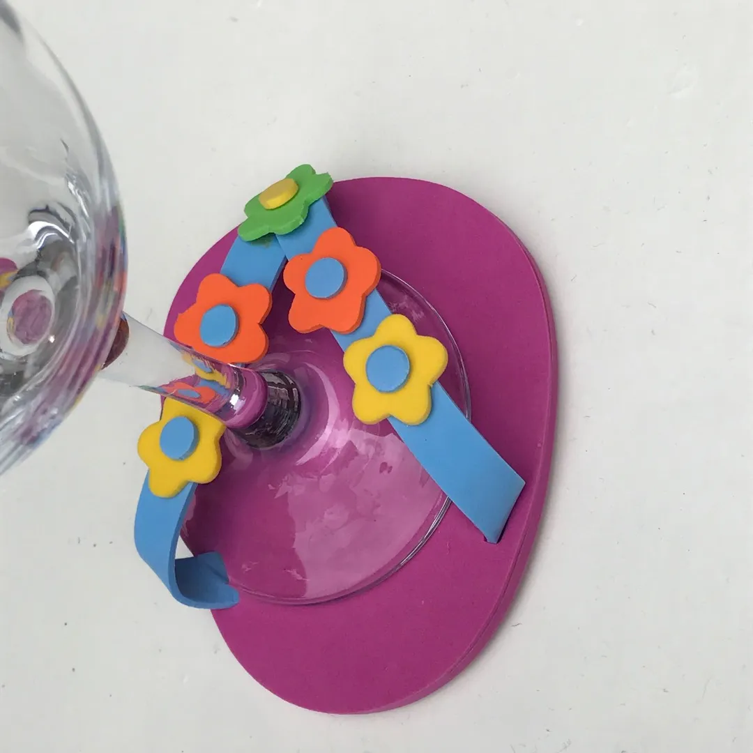Flip-Flop Coasters/ Wine Glass Cosies photo 1