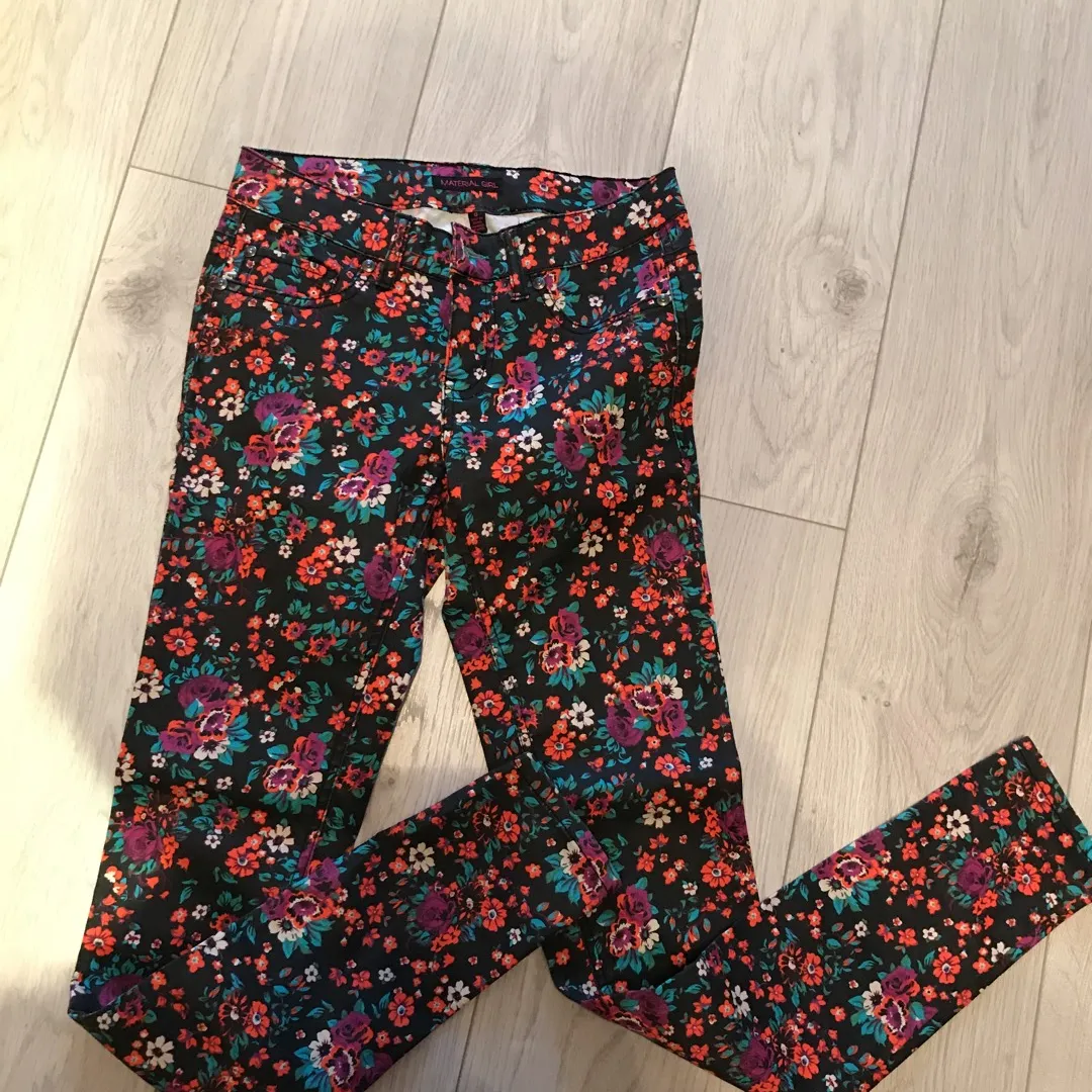 Brand New Floral Pants photo 1