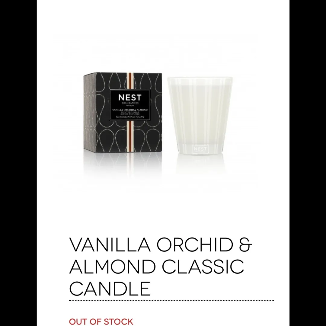 Mini Nest Vanilla Almond & Orchid Candle photo 1