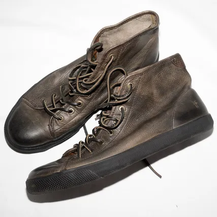 Frye Leather Ankle Hightop Sneaker (size 9) photo 1