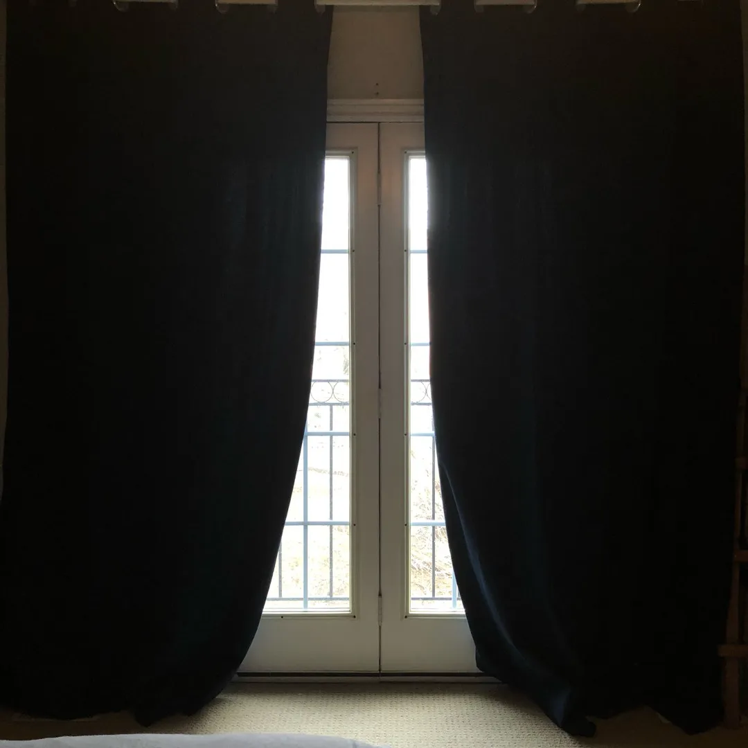 Dark Blue Curtains photo 1