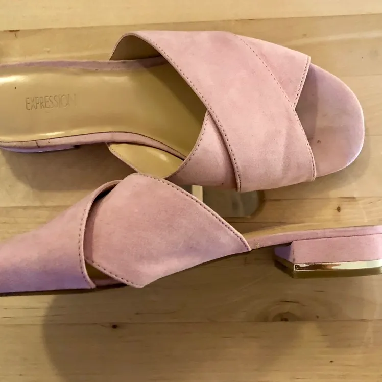 Pink Sandals Size 8 photo 3
