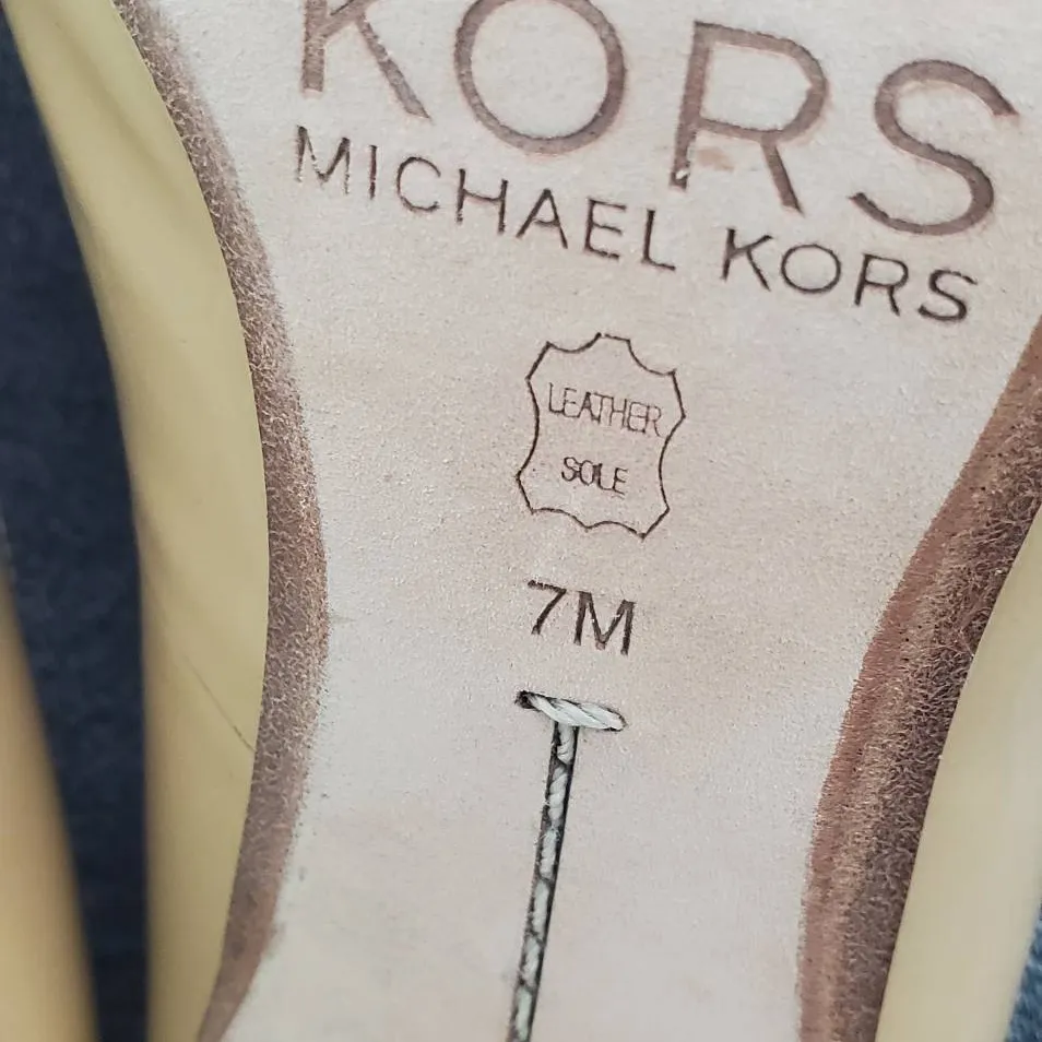 Michael Kors Peep-toe Heels - 7M/7.5 photo 4