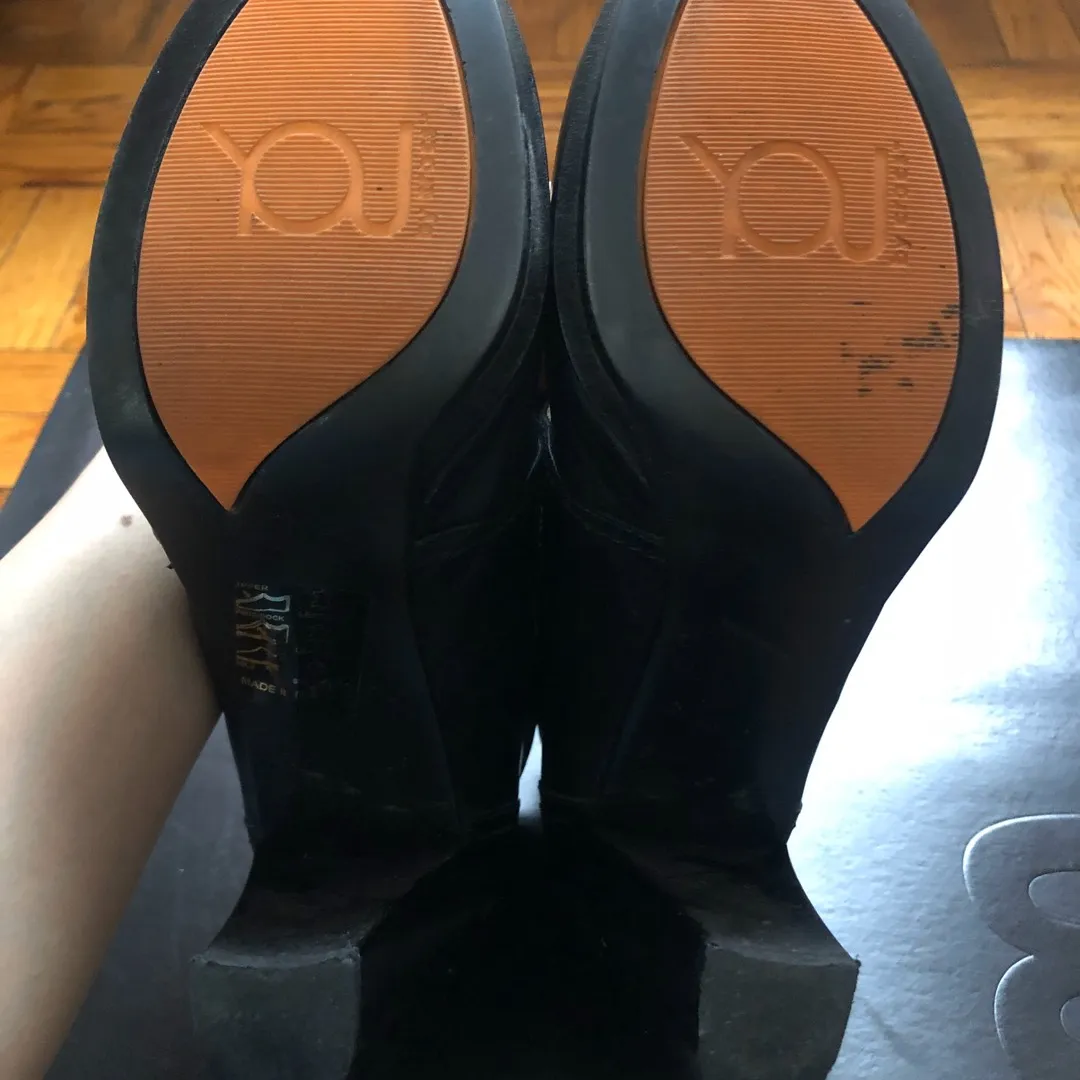 Black Boots/Heels - Size 6.5 photo 5