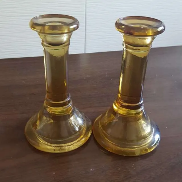 Glass Candle Holders photo 1