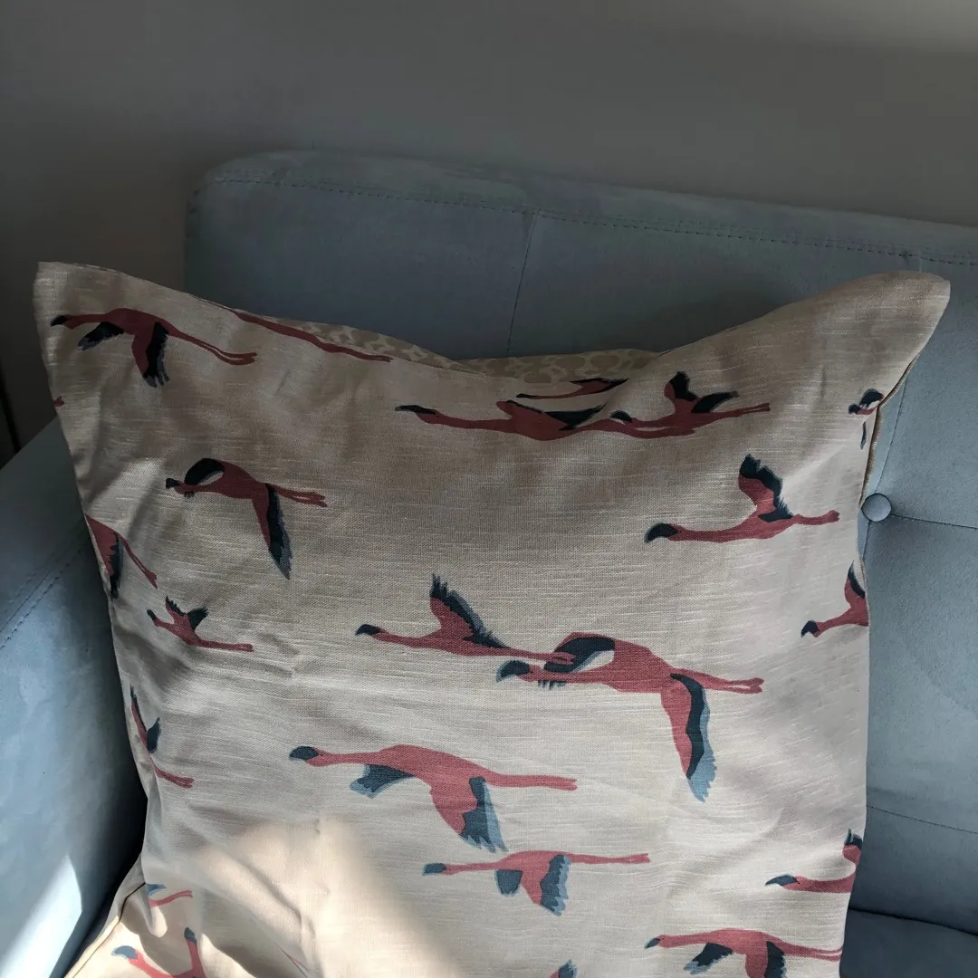 Pillow/Pillow Cover - Flamingos In Flight photo 1