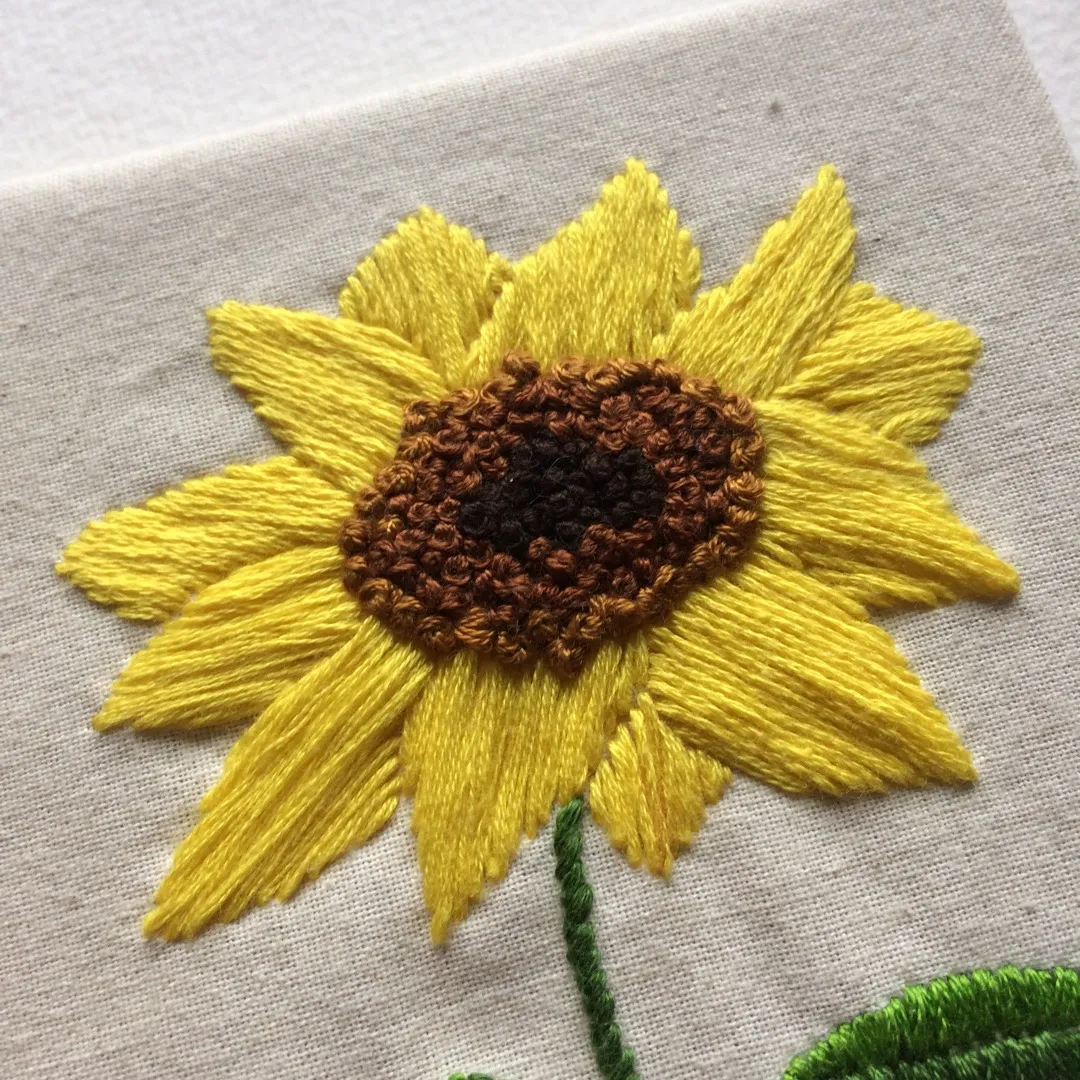 Sunflower Embroidery🌻 photo 4