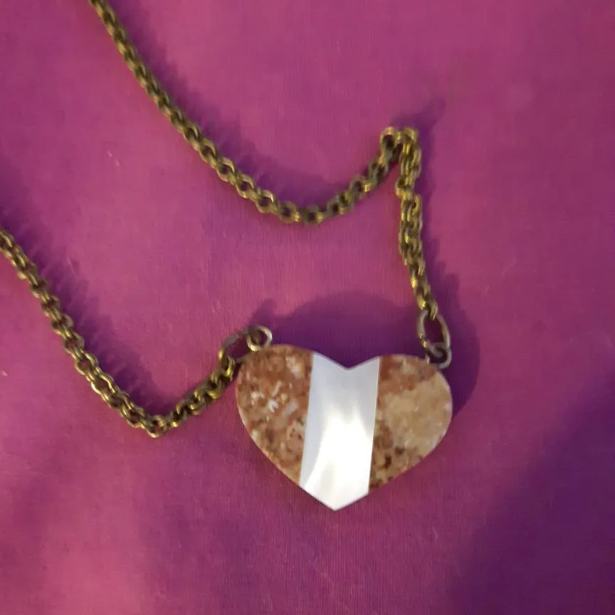 Stone Heart Necklace photo 1