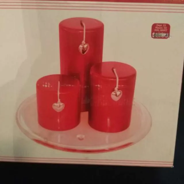 Red Candle Set photo 1