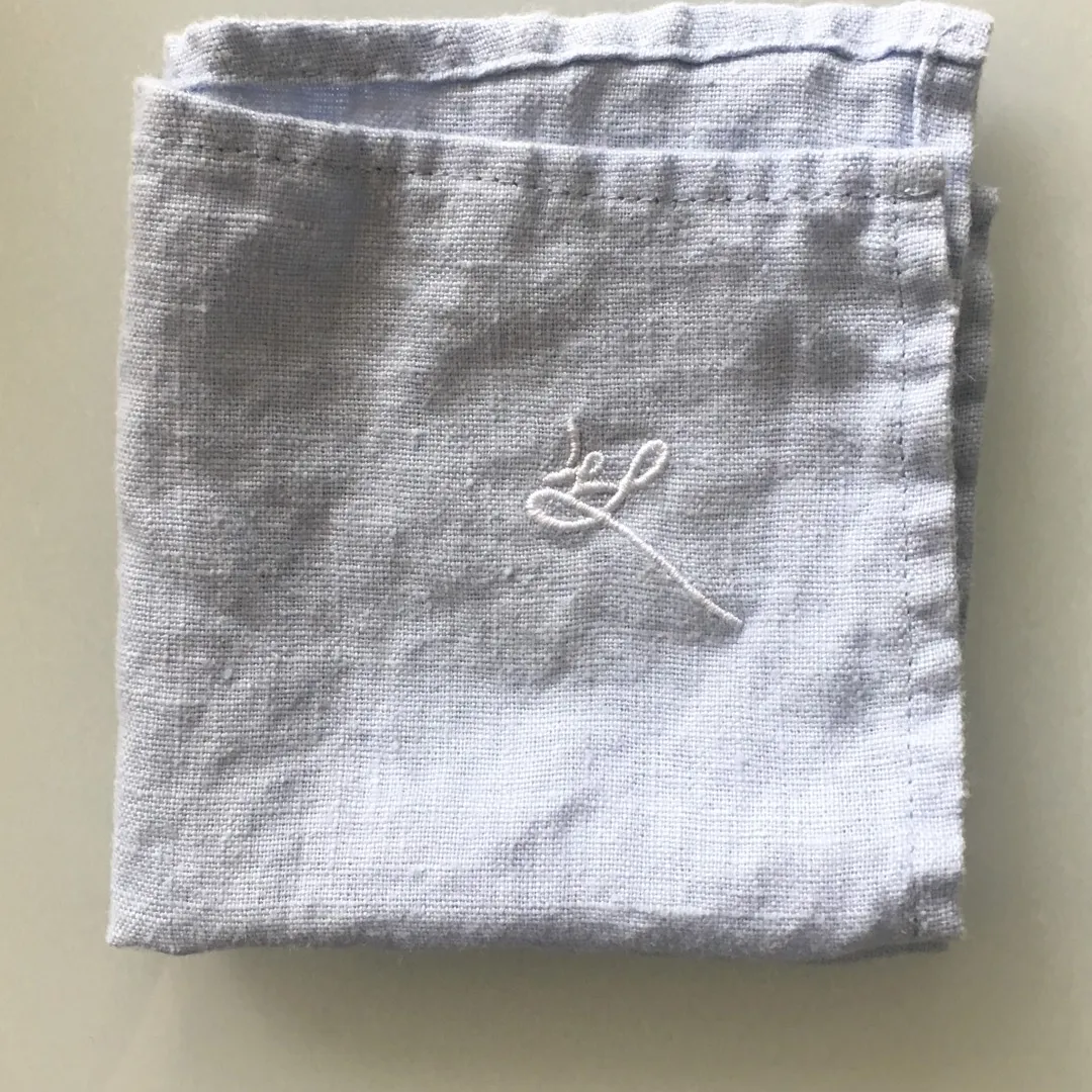 Whitney Linen Pocket Square / Handkerchief photo 1