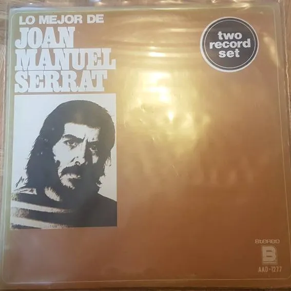 Lo Mejor De Joan Manuel Serrat VINYL LP photo 1