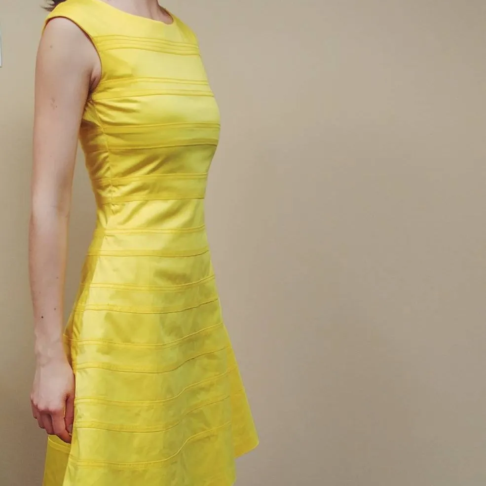 Calvin Klein Yellow Dress photo 1