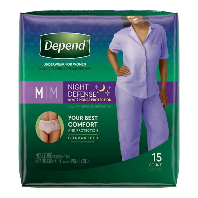 Depend Adult Underwear - Size Medium photo 1