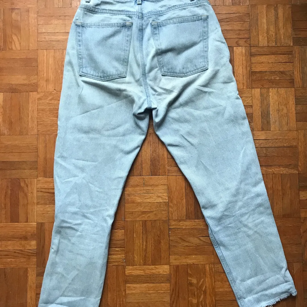 American Apparel High-Waisted Jeans photo 3