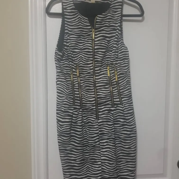 Michael Kors Zebra Printed Dress photo 1