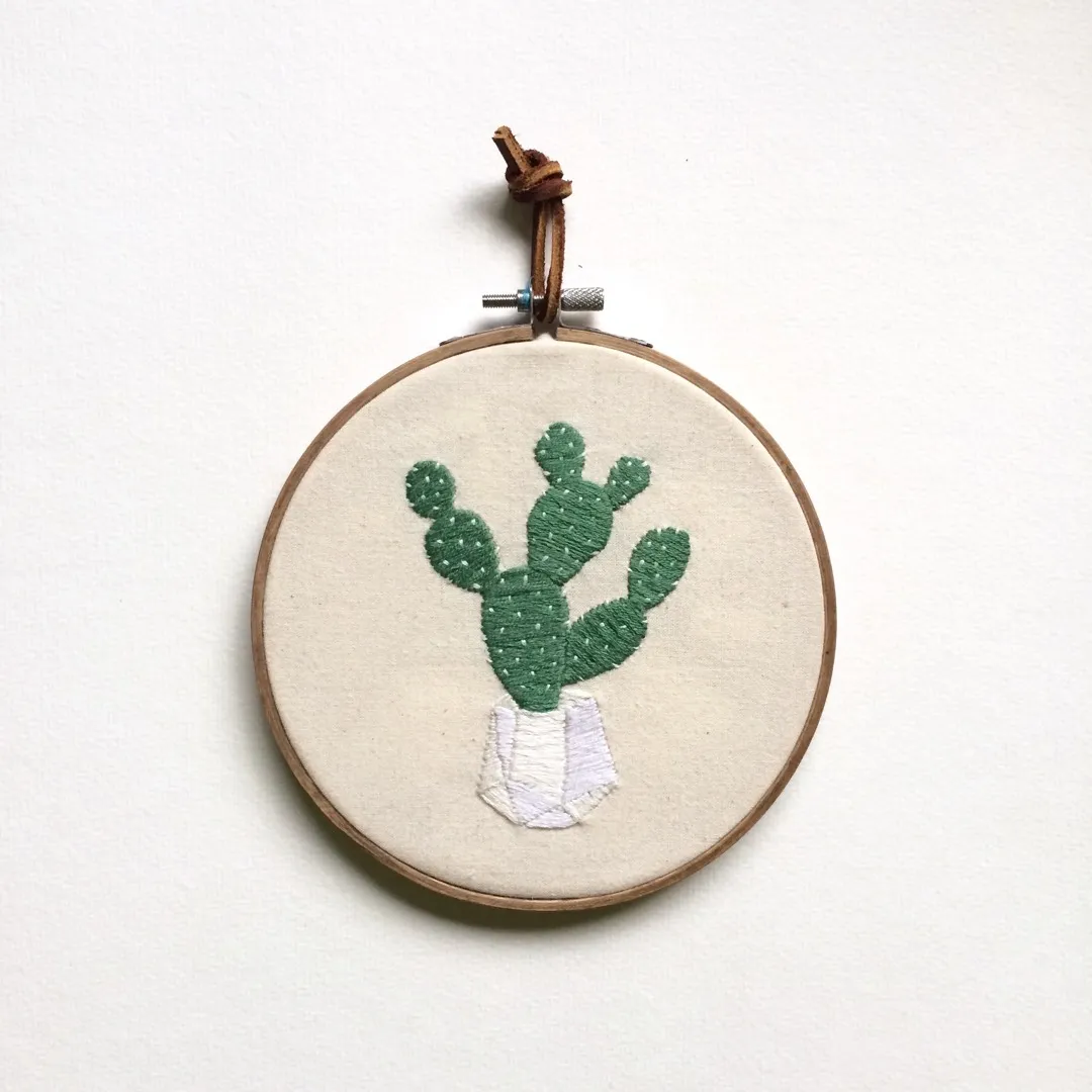 Cactus Embroidery Piece 🌵 photo 1